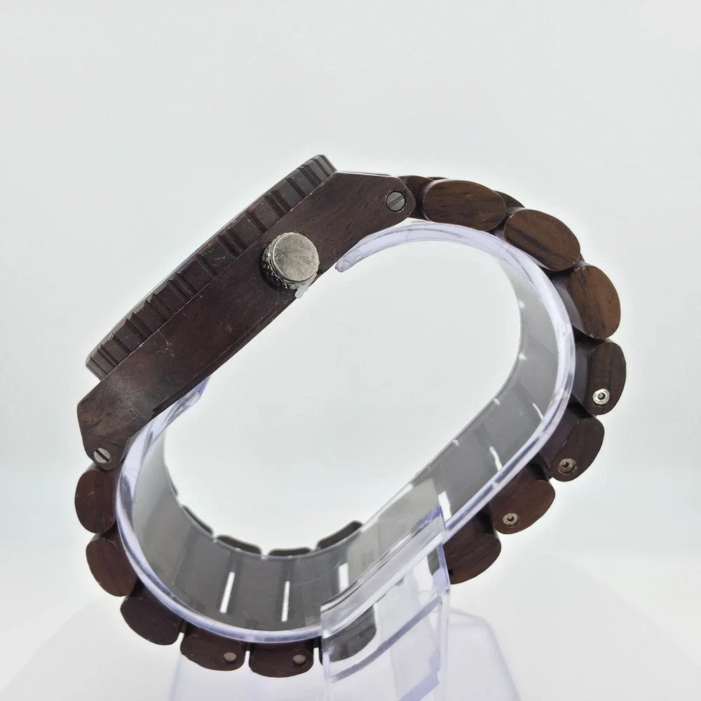 WEWOOD Arrow Nut Men's Watch 100% Natural Walnut Wood Stainless Steel Clasp 7